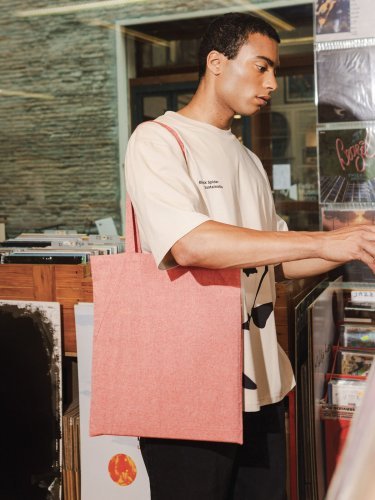 Shopper Cotone Riciclato 38x42cm Manici Lunghi 67cm