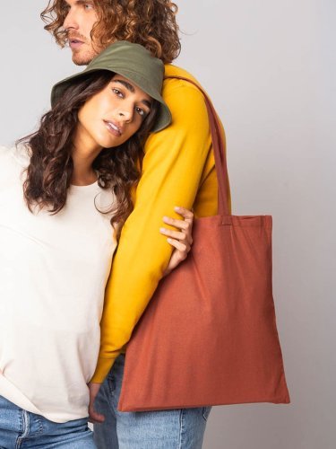 Shopper Cotone Riciclato 38x42cm Manici Lunghi 67cm