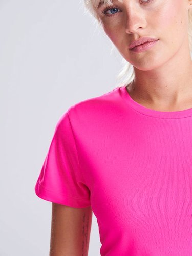 Girlie Cool T-shirt Donna Poliestere Slim Fit