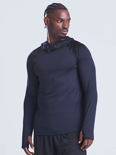 Maglia Uomo  Cowl Neck Riflettente Skinny Fit