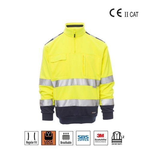 Sudadera de hombre de alta visibilidad con bandas 3M