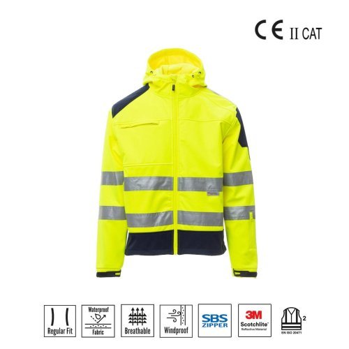Soft shell de alta visibilidad Shine