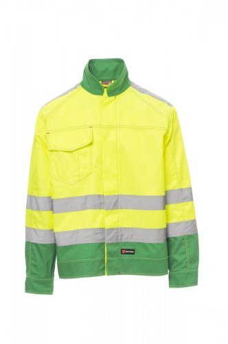 Safe Hi-Vi Giubbino Multistagione Giallo Alta Visibilità Zip