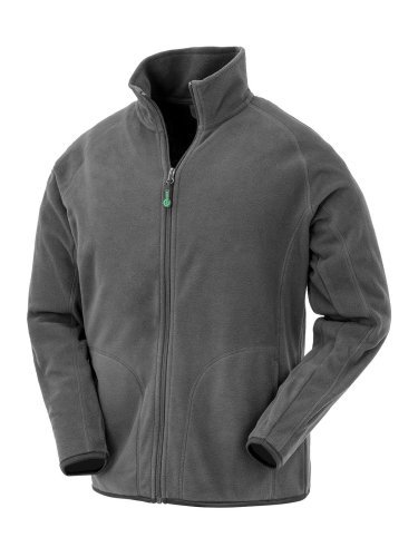 Giacca micropile riciclato eco YKK uomo/donna, zip lunga