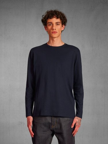 T-shirt a maniche lunghe e190 100% cotone 185g Regular