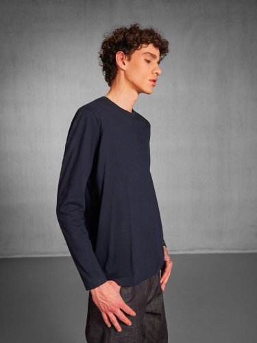 T-shirt a maniche lunghe e190 100% cotone 185g Regular