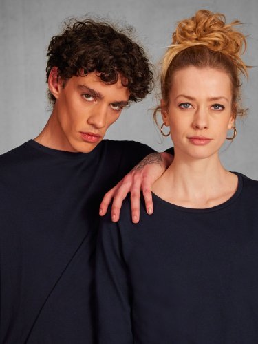 T-shirt a maniche lunghe e190 100% cotone 185g Regular