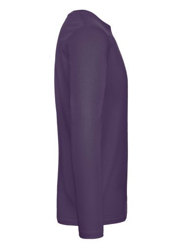 T-shirt a maniche lunghe e190 100% cotone 185g Regular