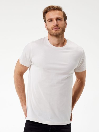 T-shirt Gemini uomo 100% cotone bio, girocollo