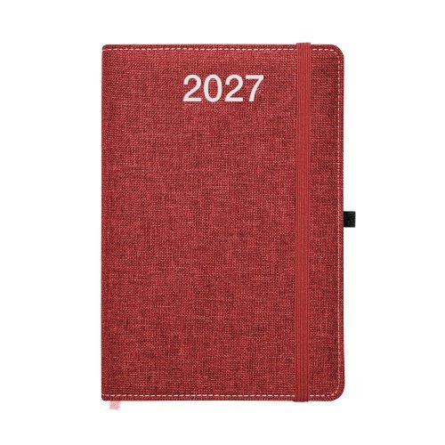 Agenda Settimanale 2027 R-PET Rigida 15x21cm con Elastico