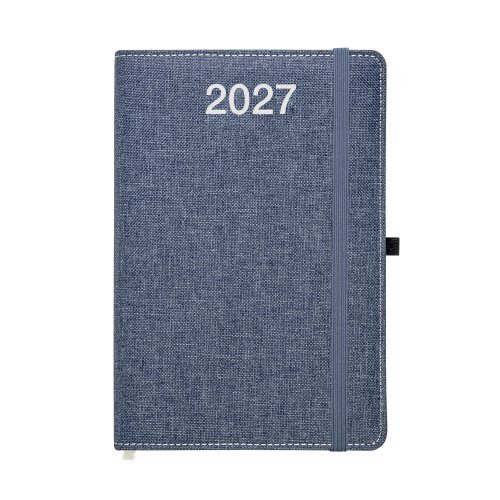 Agenda Settimanale 2027 R-PET Rigida 15x21cm con Elastico
