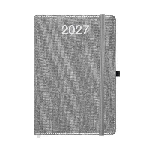 Agenda Settimanale 2027 R-PET Rigida 15x21cm con Elastico