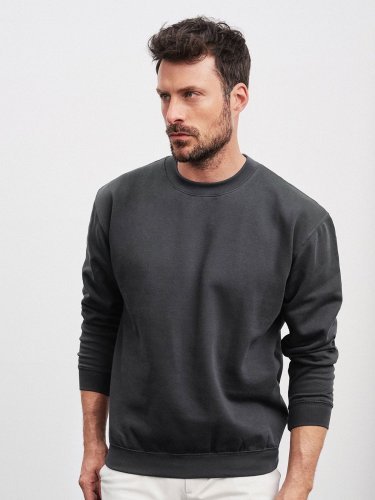 Rundhals-Sweatshirt Heavy 300g Regular 80% Baumwolle