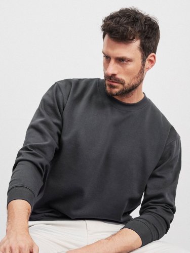 Rundhals-Sweatshirt Heavy 300g Regular 80% Baumwolle