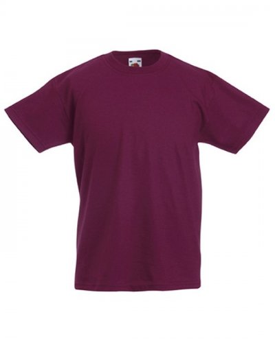 T-shirt bambino Value Weight Burgundy