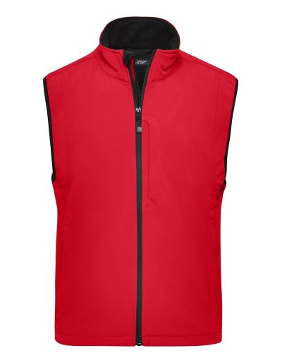 Men's Softshell Vest Red