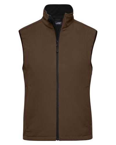 Ladies' Softshell Vest Brown