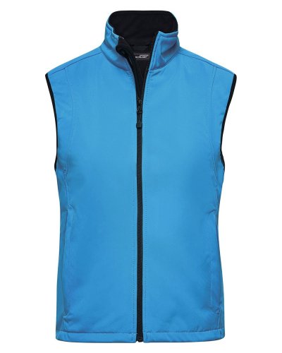 Ladies' Softshell Vest Aqua