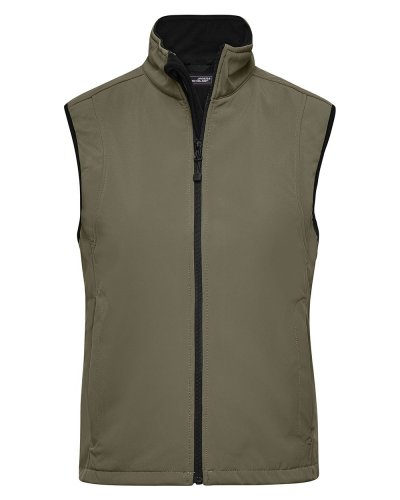 Ladies' Softshell Vest Olive