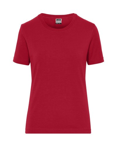 T-shirt donna in cotone organico ring spun Red