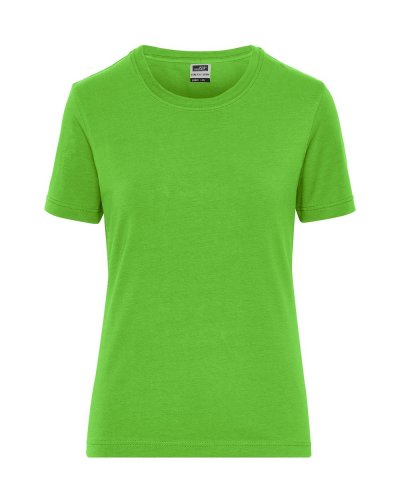 T-shirt donna in cotone organico ring spun Lime Green