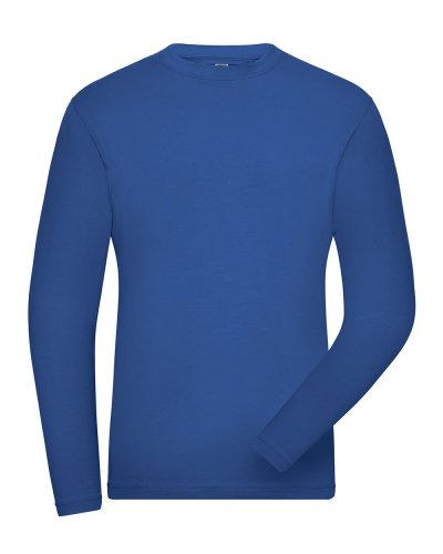 Men's Bio Stretch-Longsleeve Work - Solid Royal