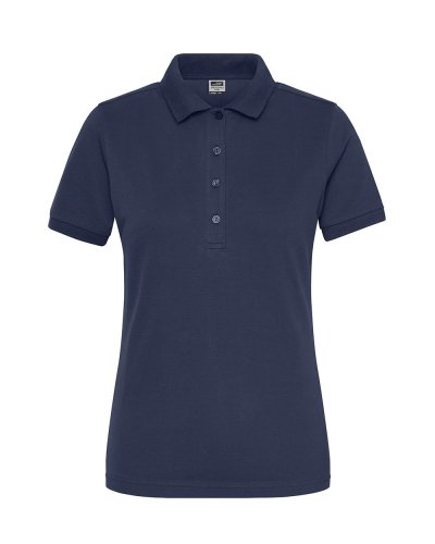 Polo donna in cotone organico ring-spun James & Nicholson Navy