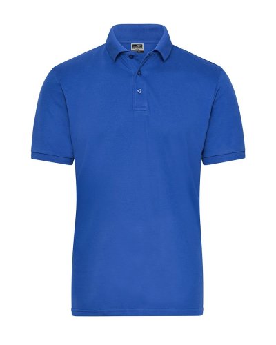 Polo uomo in cotone organico Ring Spun Royal