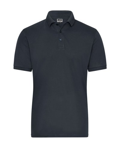 Polo uomo in cotone organico Ring Spun Carbon
