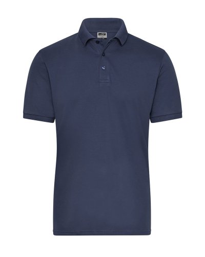 Polo uomo in cotone organico Ring Spun Navy