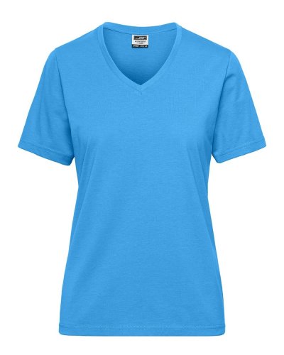 T-Shirt donna in tessuto misto Aqua