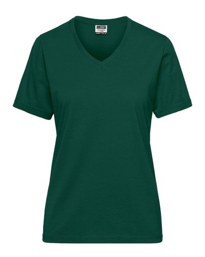 T-Shirt donna in tessuto misto Dark Green