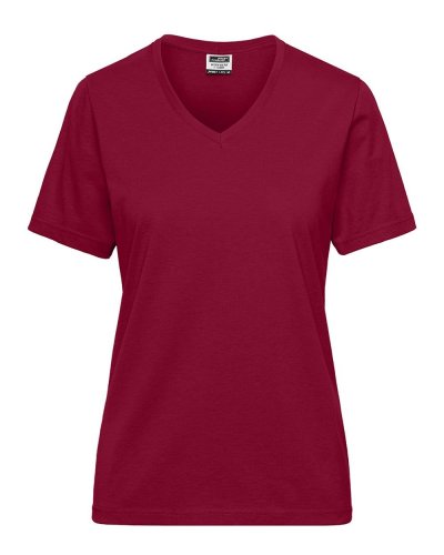 T-Shirt donna in tessuto misto Wine