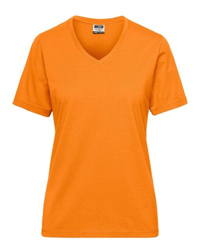 T-Shirt donna in tessuto misto Orange