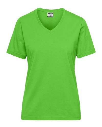 T-Shirt donna in tessuto misto Lime Green