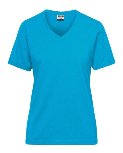 T-Shirt donna in tessuto misto Turquoise