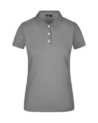 Polo donna elastic James & Nicholson Mid Grey