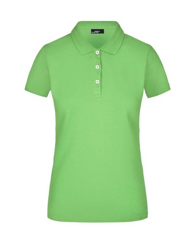 Polo donna elastic James & Nicholson Lime Green