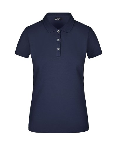Polo donna elastic James & Nicholson Navy