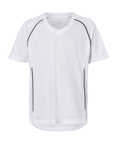 T-shirt Team Shirt Junior White/Black