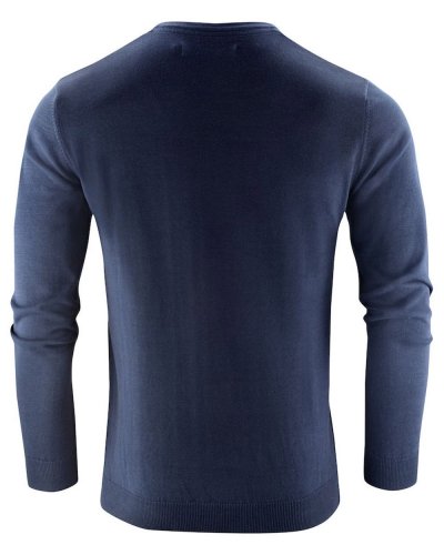 Maglia girocollo con polsini Ashland Navy