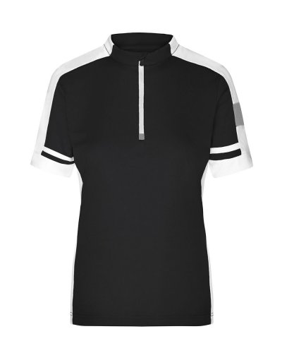 T-shirt da ciclismo donna Black