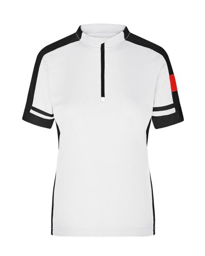 T-shirt da ciclismo donna White