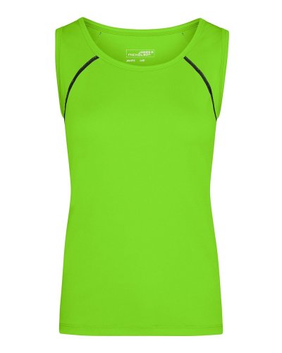 Canotta donna per fitness e sport Bright Green / Black