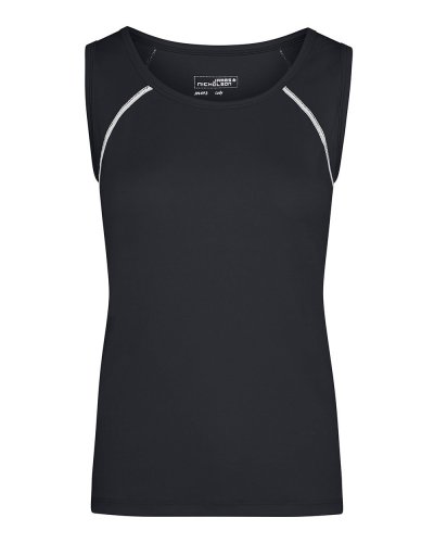 Canotta donna per fitness e sport Black/White