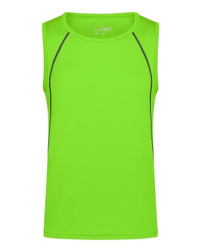Canotta uomo per fitness e sport Bright Green / Black