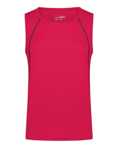 Canotta uomo per fitness e sport Bright-pink/titan
