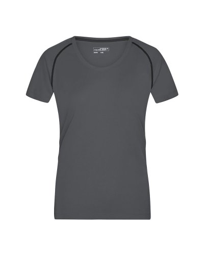 T-Shirt donna per fitness e sport Titan / Black