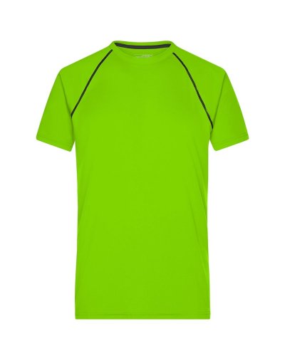 Men's Sport T-Shirt Bright Green / Black