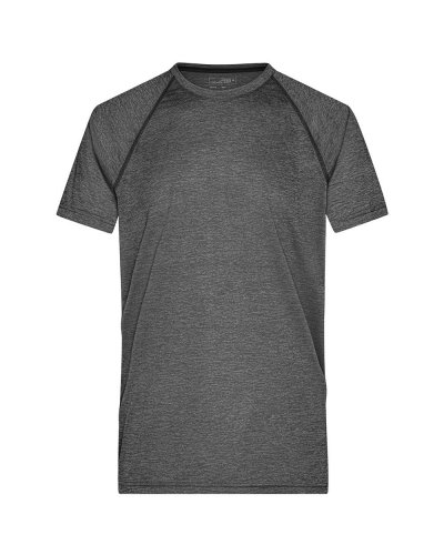 Men's Sport T-Shirt Black-melange/black
